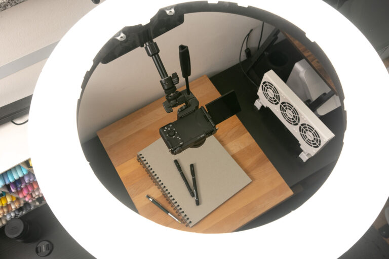 Best lighting setup for overhead videos