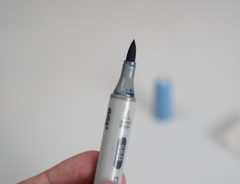 what are alcohol markers? stained marker tip