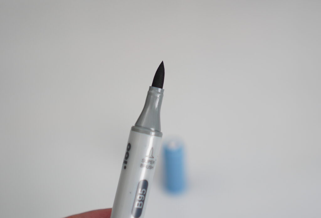 cleaned marker tip