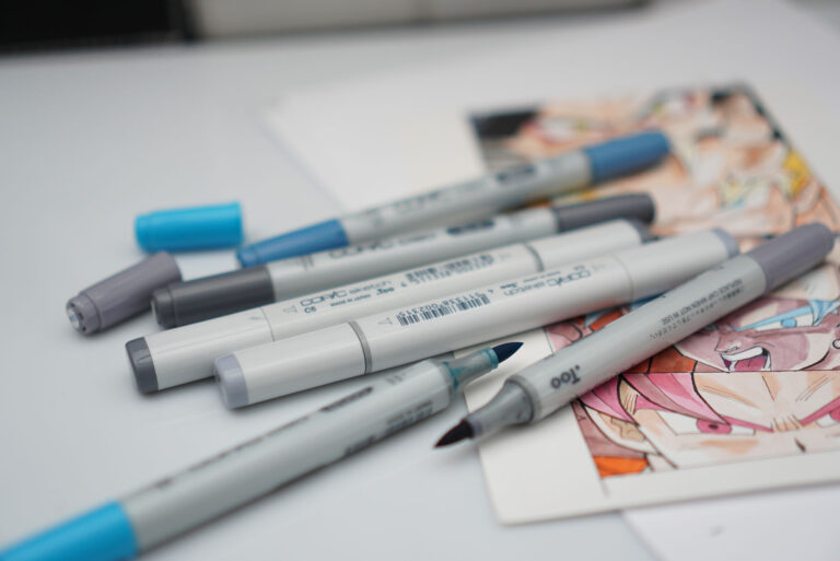 Different types of copic markers