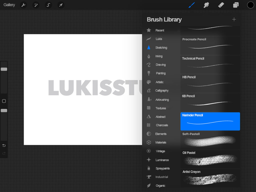 best brush to draw with in procreate