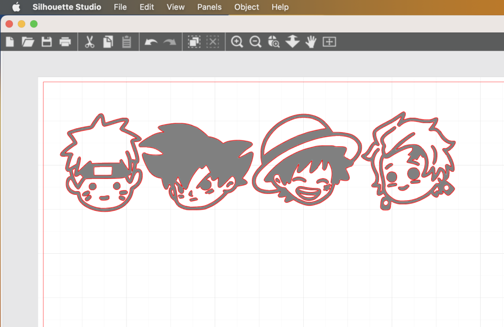 tracing pictures in Silhoutte Studio