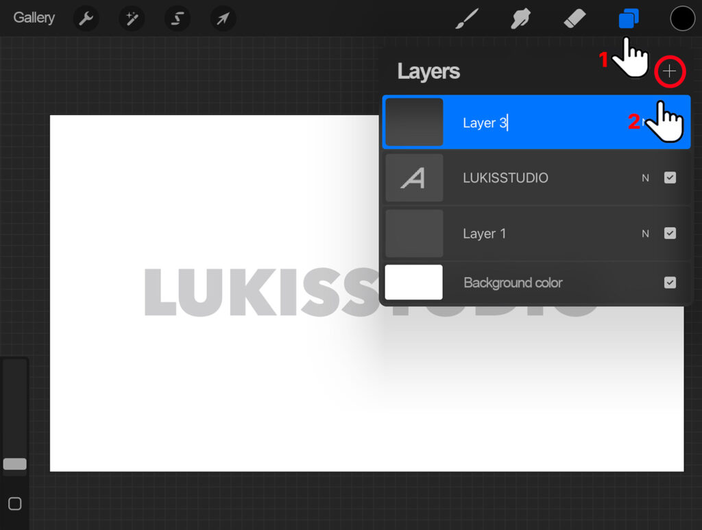 how to add a new layer in procreate