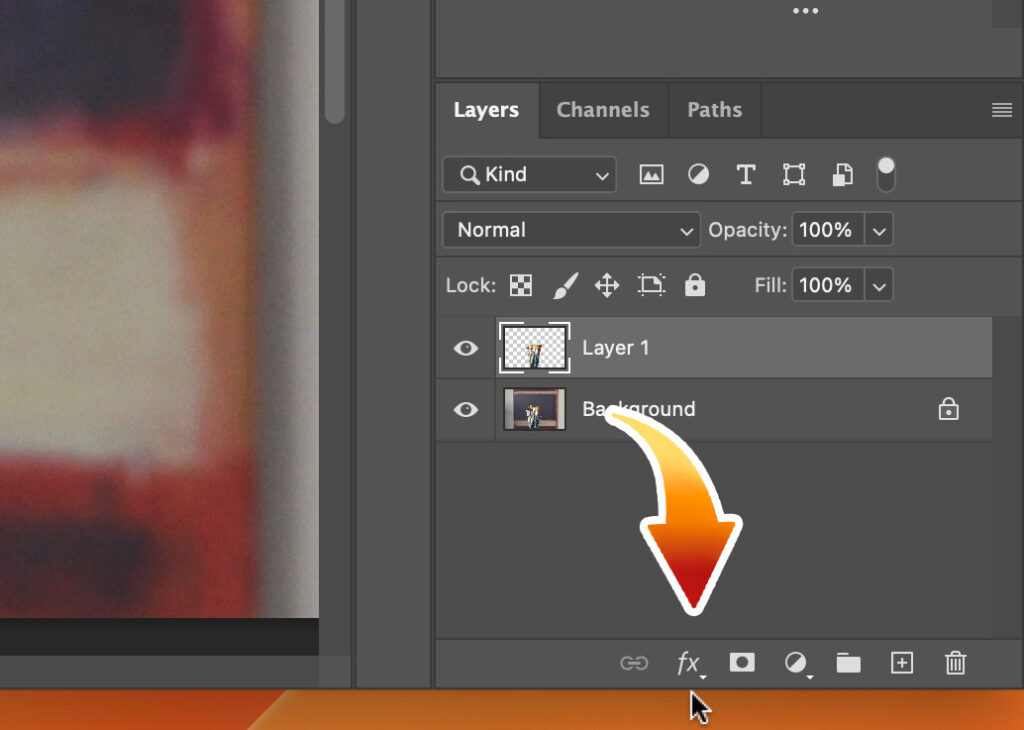 fx in Photoshop