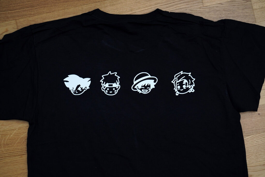 how to make anime t-shirt with vinyl