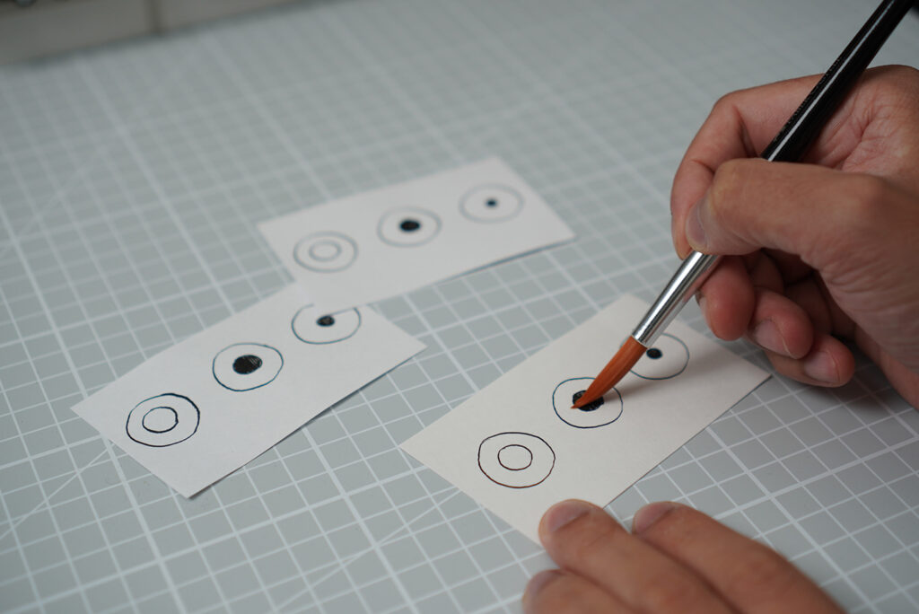 water resistant test black ink
