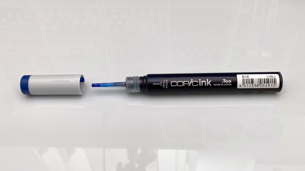 copic ink uncapped