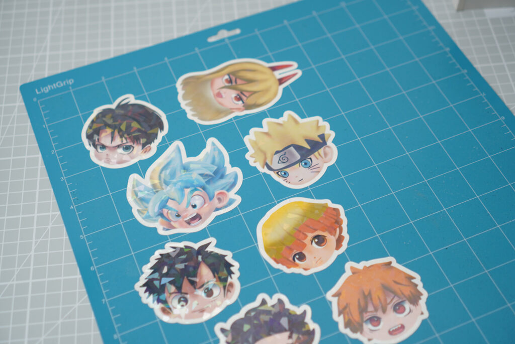 cutting stickers with a cutting machine