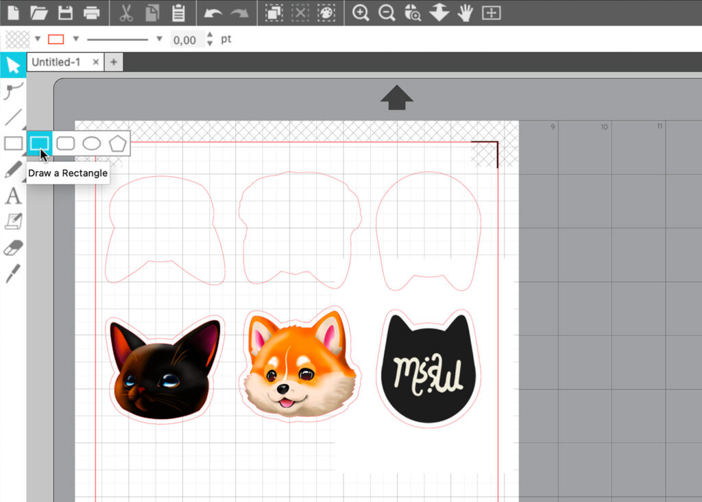 drawing tool in silhouette studio