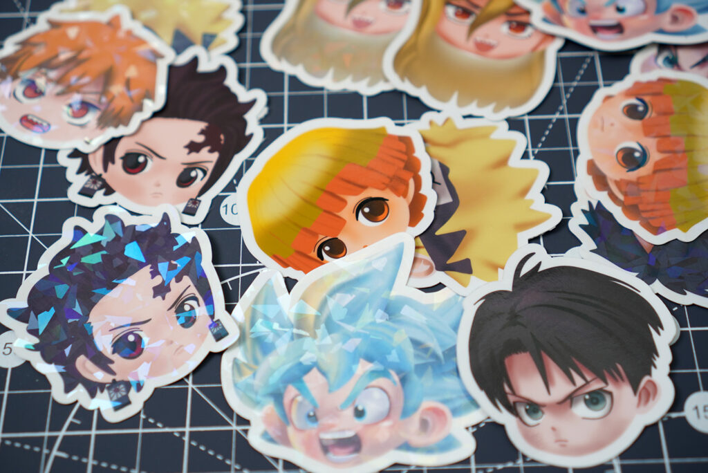 how to make anime stickers