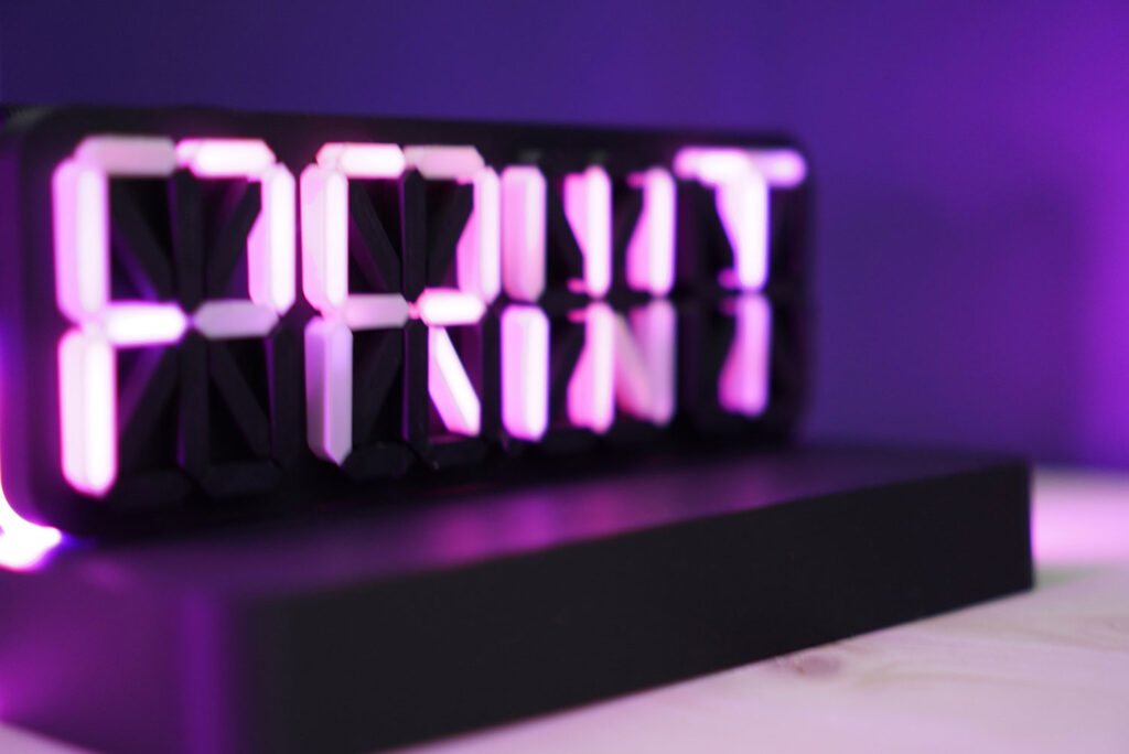 16 segment display led box