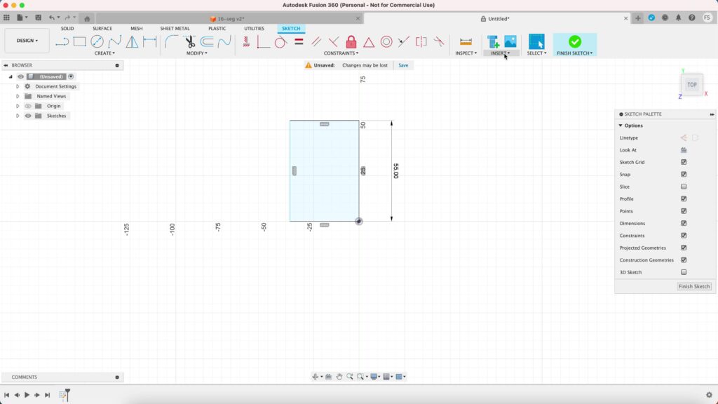 drawing in fusion 360