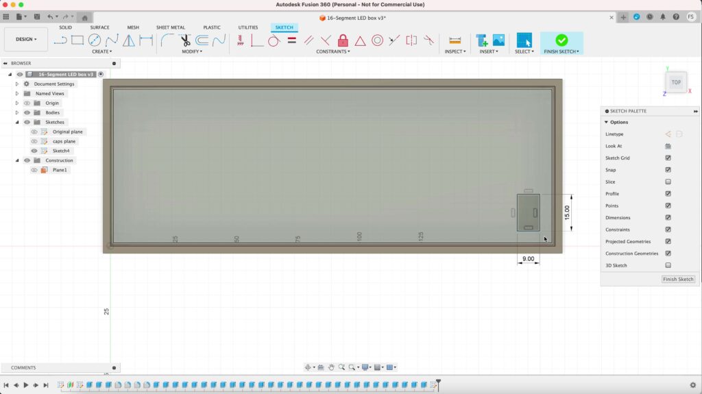 drawing on a surface in fusion 360